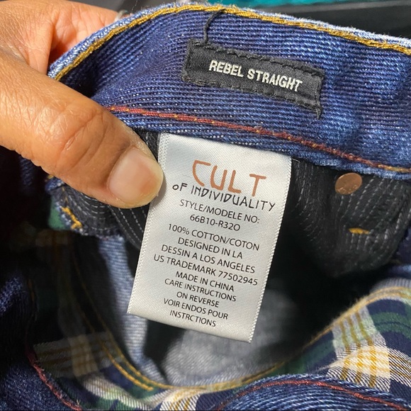 Cult Of individuality Rebel straight Jeans. Sz 32x34 - Picture 8 of 13